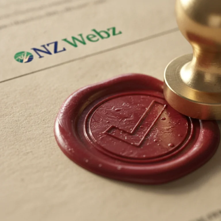 A macro view of a physical wax seal with a checkmark, symbolizing strict verification standards