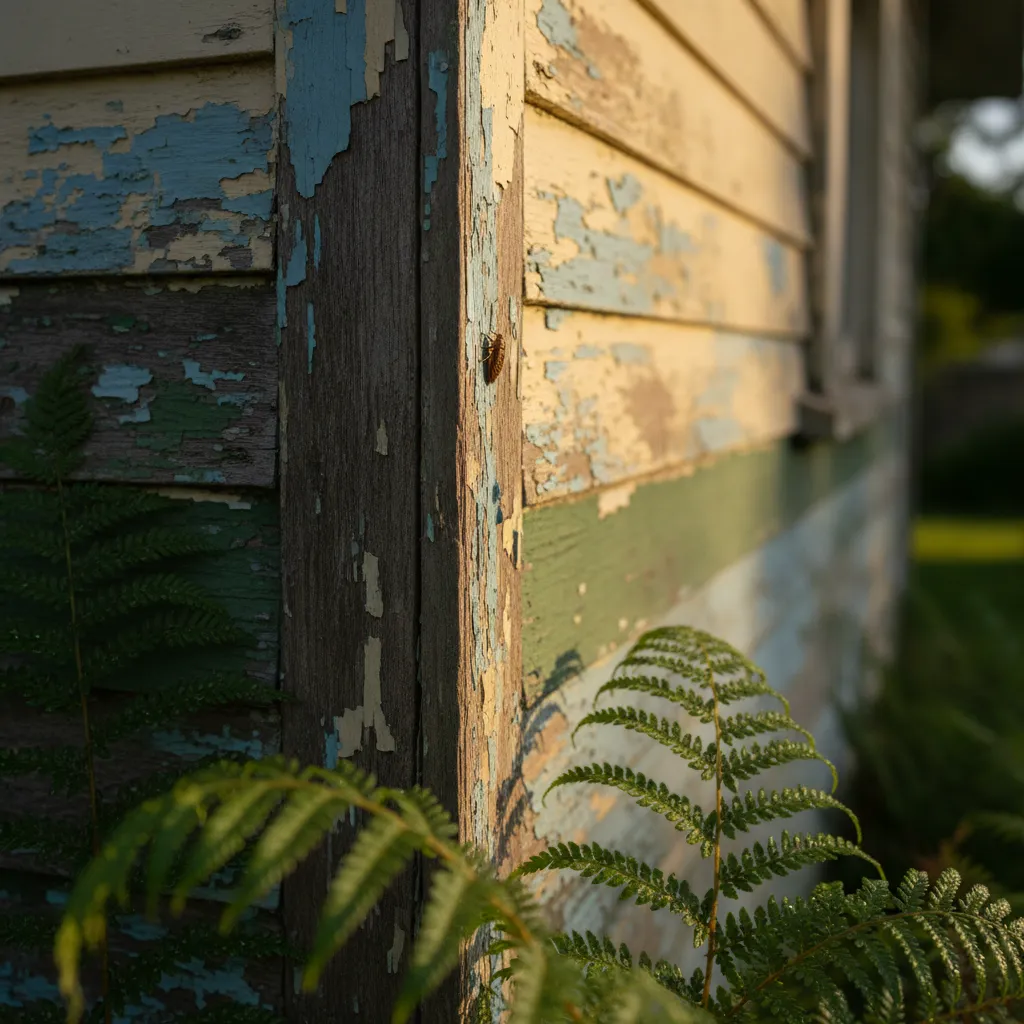 Close up of historic weatherboard bungalow architecture in South Christchurch