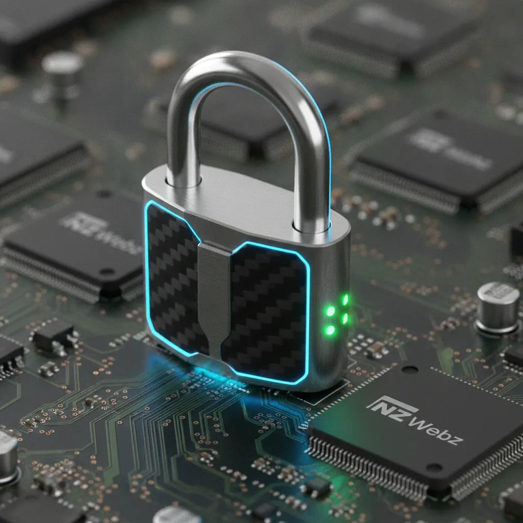 Digital security padlock representing strict verification standards